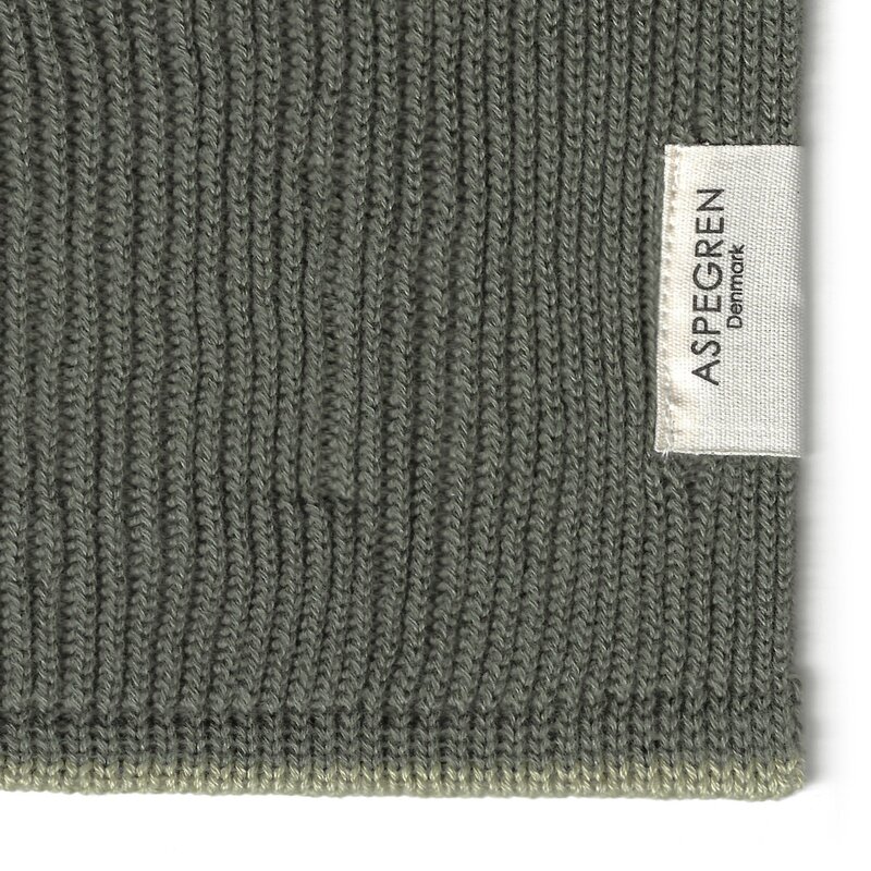 Aspegren Ripple disktrasa stickad 26x26 cm sea grass