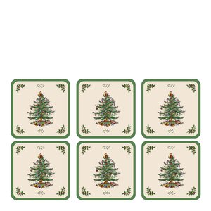 Pimpernel Christmas Tree Glasunderlägg 6-pack