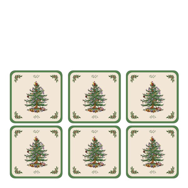 Pimpernel Christmas Tree Glasunderlägg 6-pack