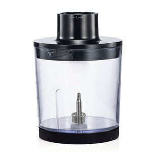 Sabor Ultimate hackskål med lock 0,5 L klar svart