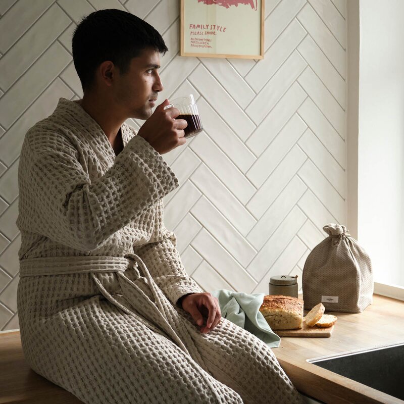 The Organic Company Big Waffle badrock M/L stone