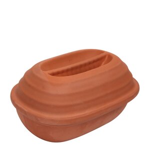 Dexam Terracotta kycklingroaster med lock 30x21 cm