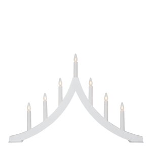 Star Trading Pagod adventsljusstake 7 ljus vit