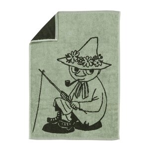 MoominArabia Mumin handduk 50x70 cm Snusmumriken grön