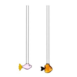 Ichendorf Milano Marine Garden sugrör 2-pack orange och rosa fisk