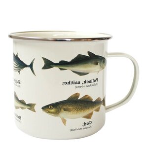 Gift Republic Emaljmugg 50 cl fisk