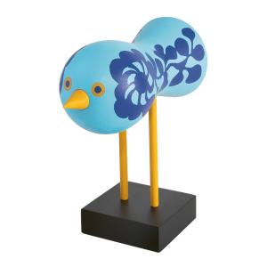 Design House Stockholm Lisa Larson Birds 1967 No.4 16 cm blå