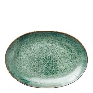 Bitz Fat Oval 36x25 cm Svart/Grön
