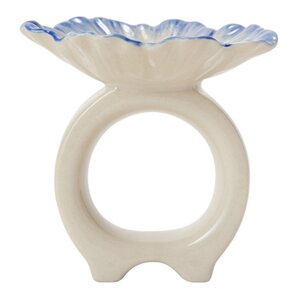 Stiernholm Flora servettring 6 cm blå