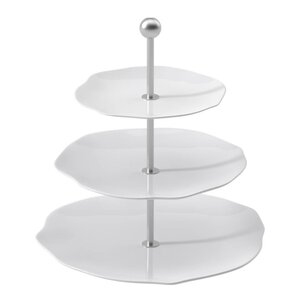 Villeroy & Boch Pura kakfat 3 våningar 27 cm vit