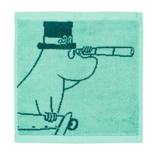 MoominArabia Mumin handduk 25x25 cm Muminpappan blågrön