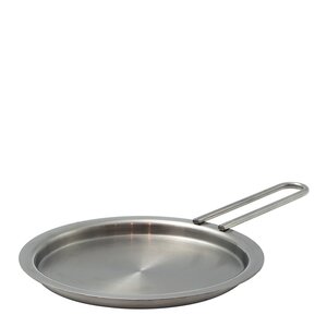 Eva Trio Platt lock 13 cm rostfritt stål