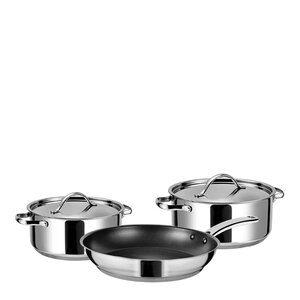 Modern House Rix grytset 3 delar blank
