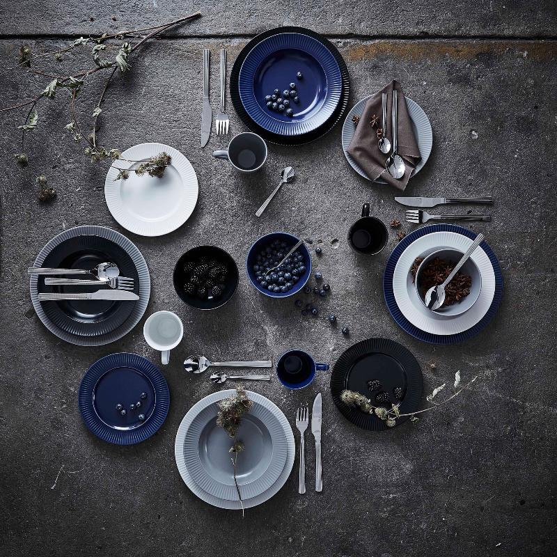 Aida Groovy Tallrik 21 cm Grå