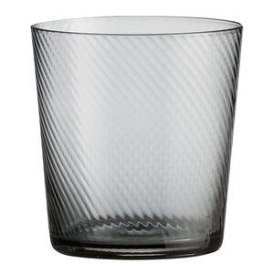 Aida RAW Unique swirl vattenglas 30 cl smoke