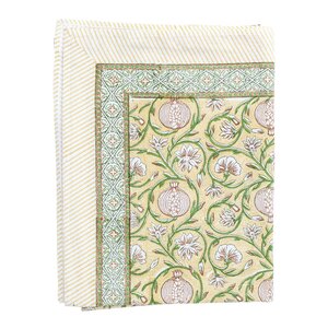 Chamois Tangier Pomegranate duk 170x350 cm butter yellow