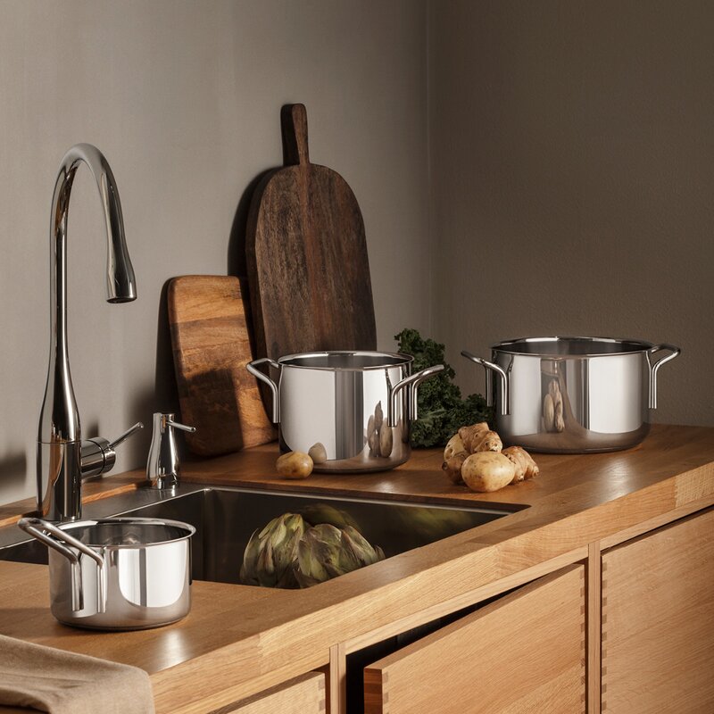 Eva Trio Stainless Steel kastrullset 3 delar