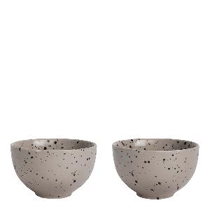 Sagaform Ditte Serveringsskål 12 cm 2-pack Grå/Svart