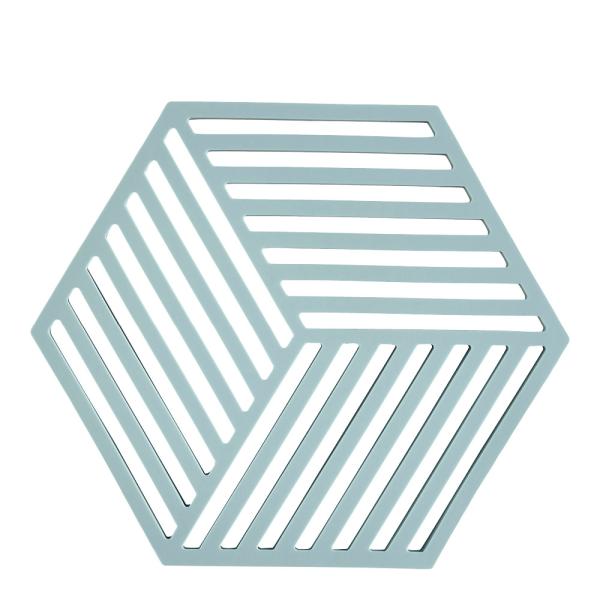 Hexagon Grytunderlägg 16 cm Fog blue