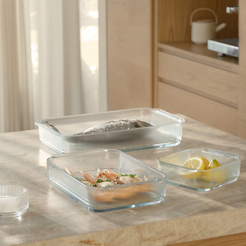 Stelton Pilastro ugnsform 19,7x17,3 cm klar