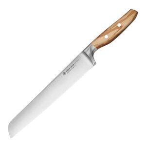 Wüsthof Amici brödkniv 23 cm dubbeltandad olivträ