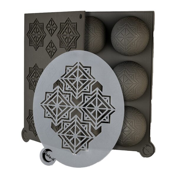 Plate It Formar i silikon 3 delar Infinity