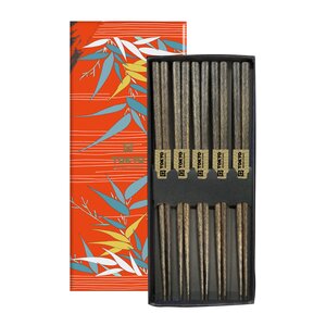 Tokyo Design Studio Ätpinnar gåvoset 5-pack dark brown