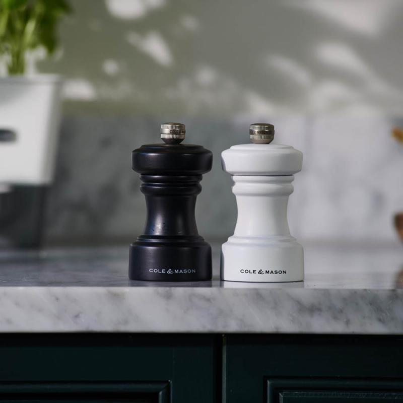 Cole & Mason Hoxton Saltkvarn 10 cm Matt Vit