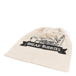 Birkmann Bread Buddies brödpåse bomull 38x45 cm beige