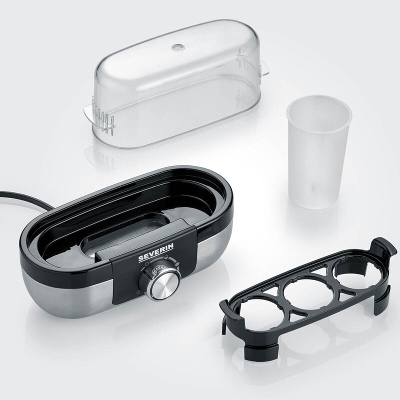 Severin Äggkokare EK3163 med elektronisk styrning 3 ägg svart