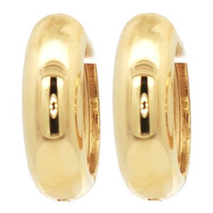 A&C Oslo Steel - Soft Coll örhängen 17 mm guld