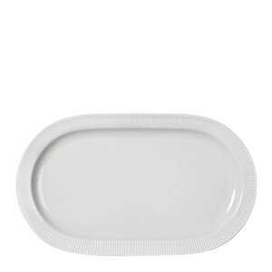 Sagaform Inka serveringsfat 34x20 cm vit