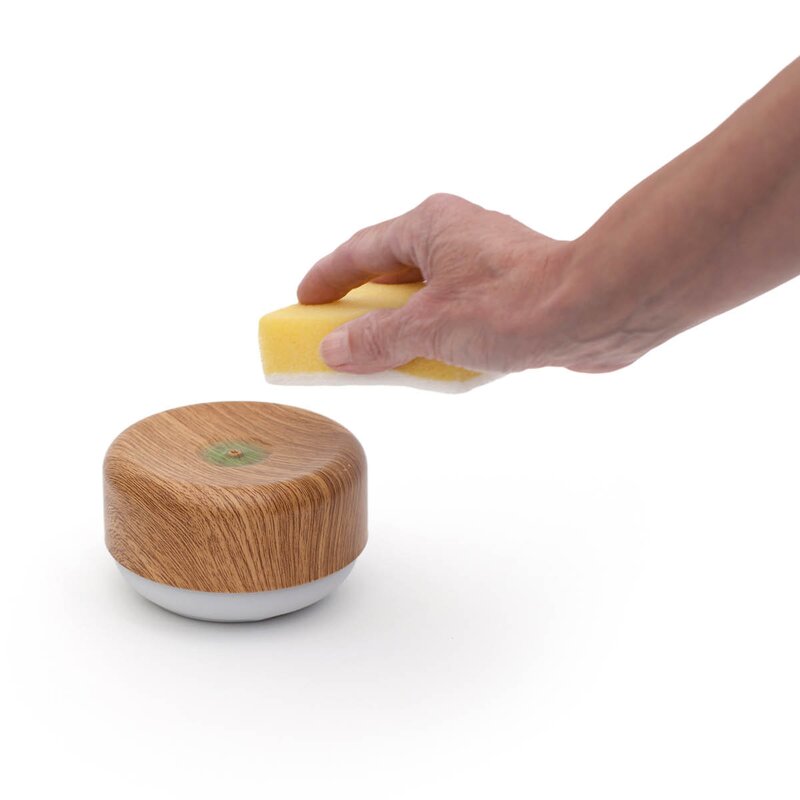 Bosign Do-Dish diskmedelspump 11 cm ljust trä/ljusgrå