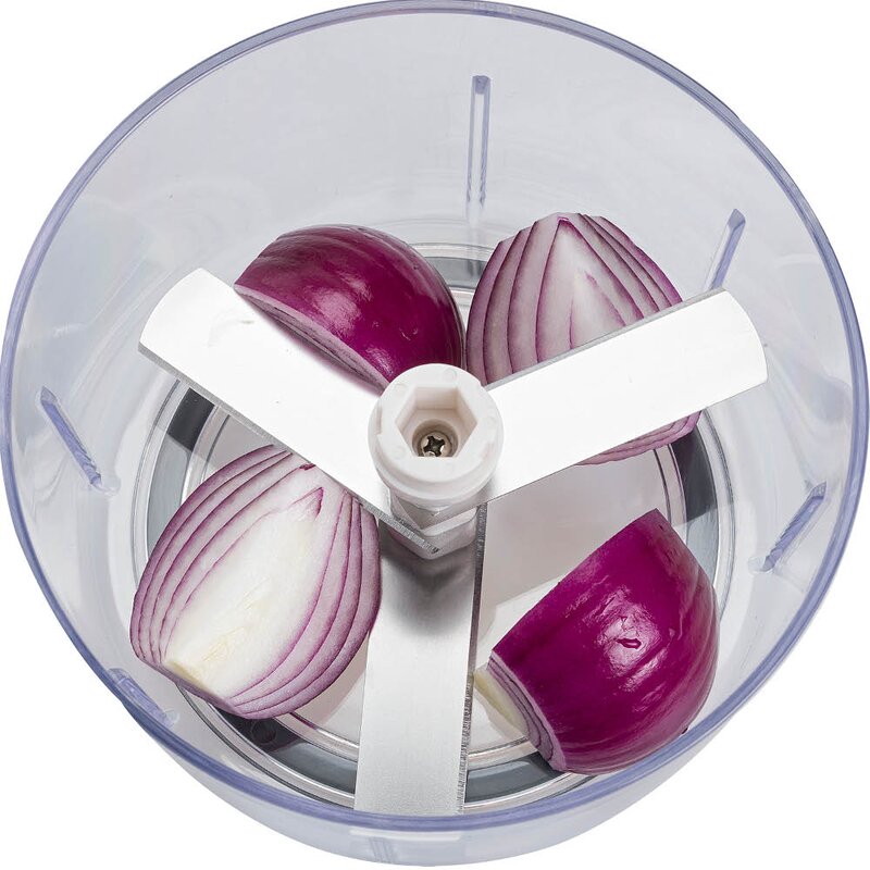 Lurch Multi Chopper multihackare med snöre 13x10,5 cm grå/vit