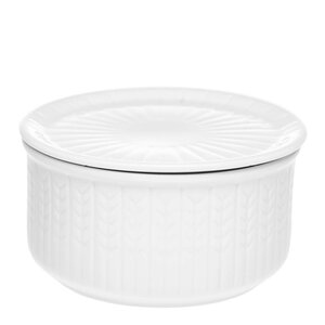 Rörstrand Swedish Grace låg burk S 0,3 L snö/vit