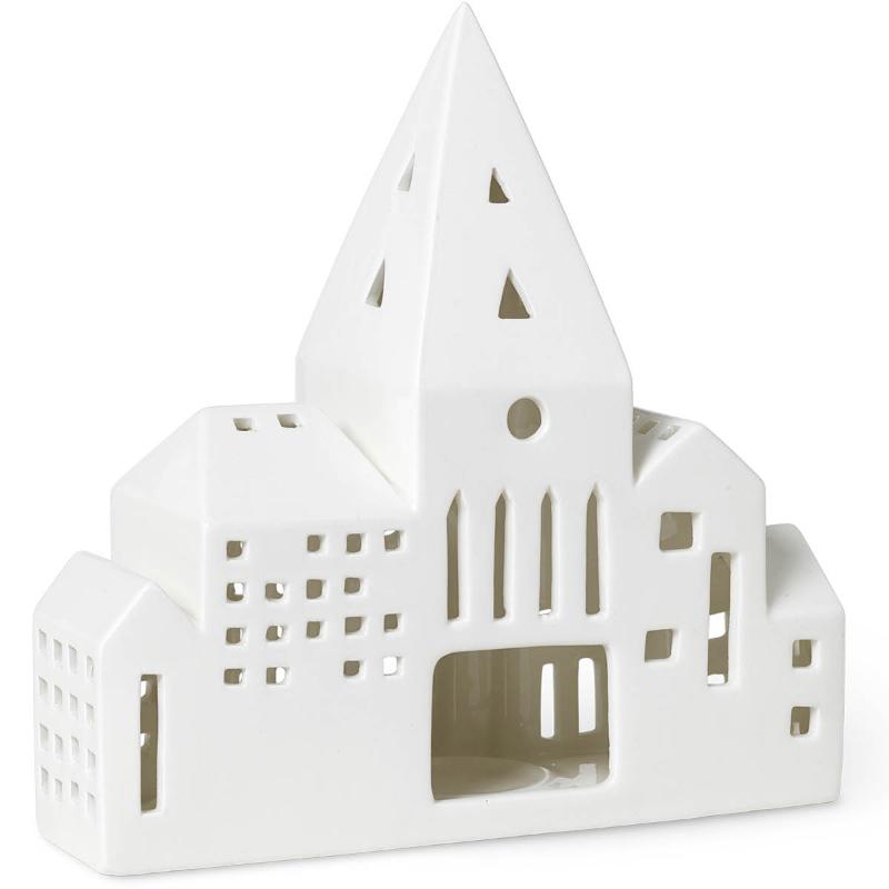 Kähler Urbania Ljuslykta City 21 cm Vit