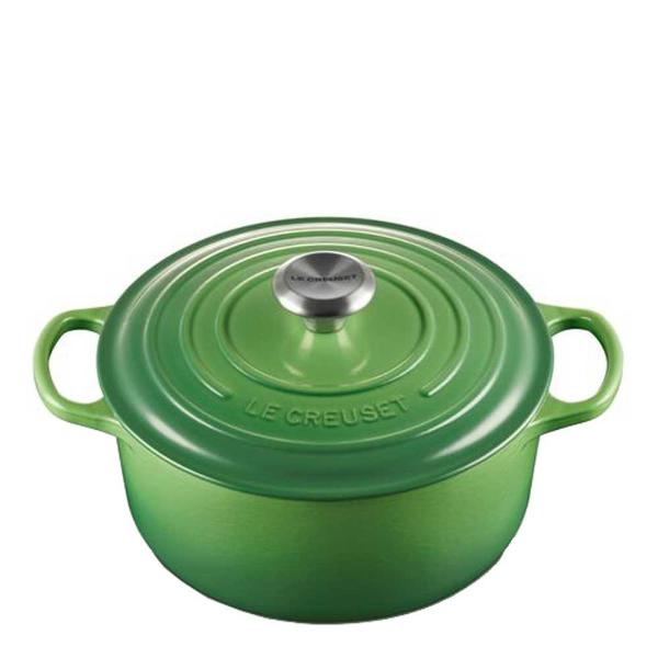 Le Creuset Signature gjutjärnsgryta rund 24 cm 4,2 L Bamboo Green