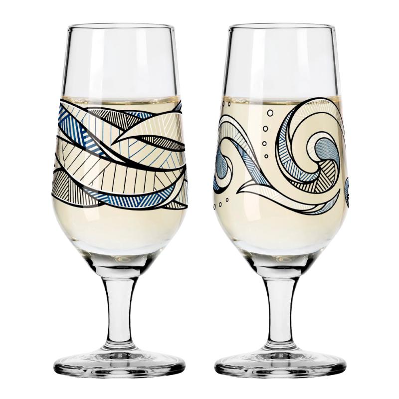 Set 2 Bicchieri Ritzenhoff Brauchzeit Da 600ml - Design Con Motivo Birra, Made In Germany - Foto 7