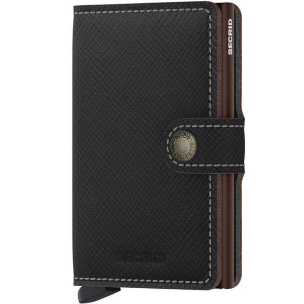 Miniwallet plånbok 6,5×10 cm brun