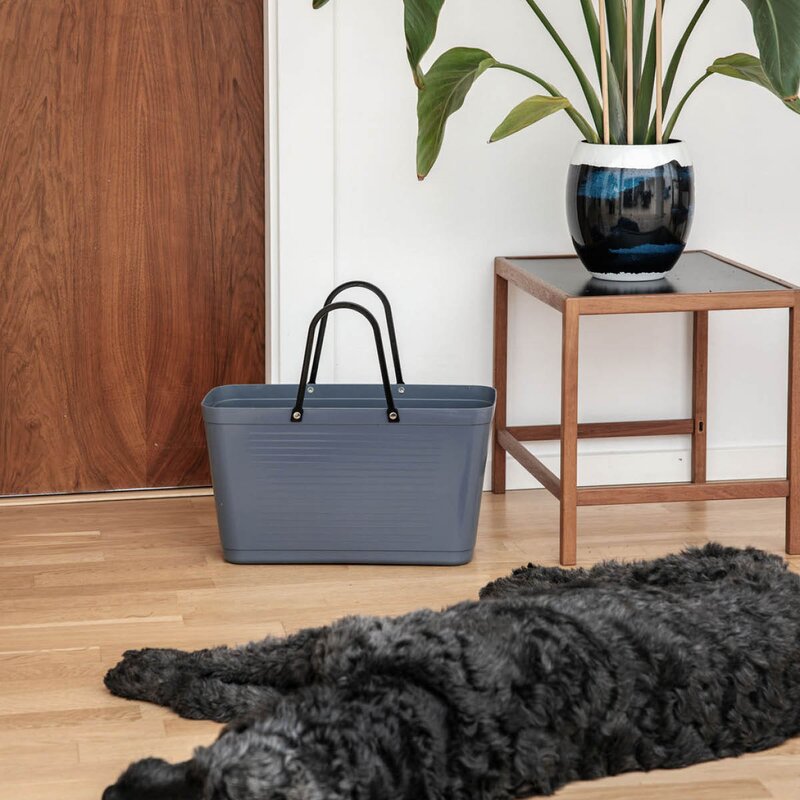 Hinza Green Plastic väska stor 15 L duvblå