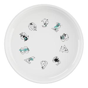 RIG-TIG Moomin ABC Tallrik Djup 15 cm Vit/Turqouise