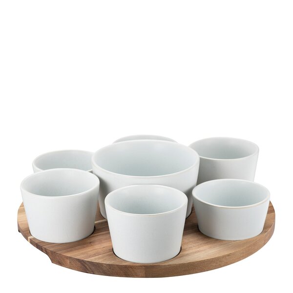 Modern House Nord tacoset 7 skålar natur/vit