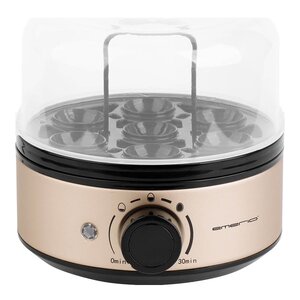 EMERIO Satin Gold Line äggkokare för 7 ägg svart