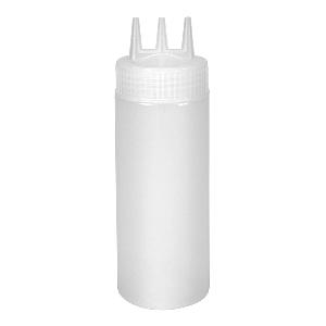 BBM Dressingflaska med 3 pip 34 cl transparent