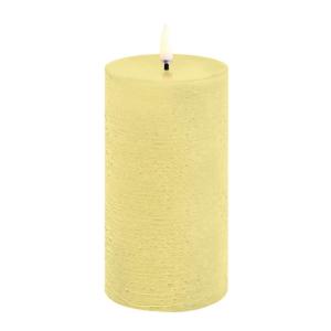 Uyuni Lighting Pillar LED Blockljus 8x15 cm Ljusgul