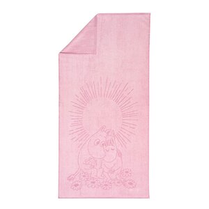 MoominArabia Mumin badhandduk 70x140 cm Förälskade rosa