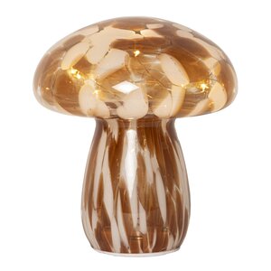 Star Trading Funghi glasdekoration lampa 581-36 17 cm brun