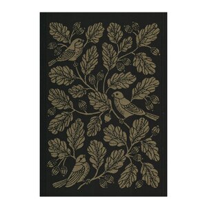 Ekelund Skogsfjäder handduk 48x70 cm grön