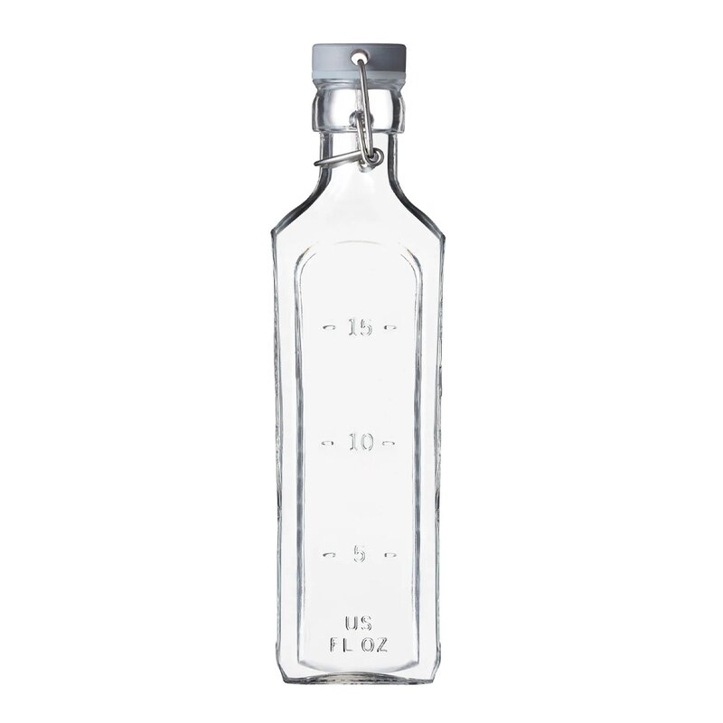 Kilner Patentflaska fyrkantig 0,6 L glas