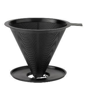 Stelton Nohr Slow Brew Kaffetratt Black metallic